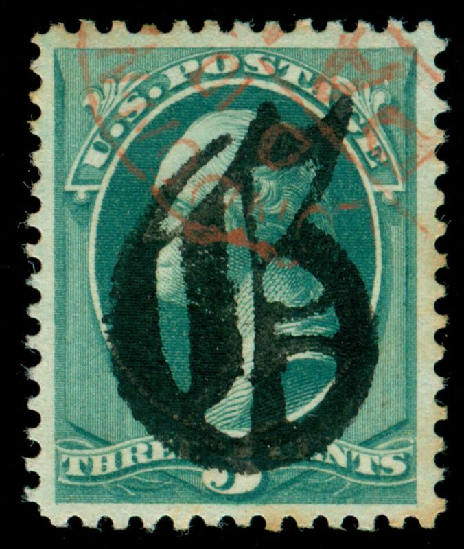 MOMEN: US STAMPS #158 USED PF CERT