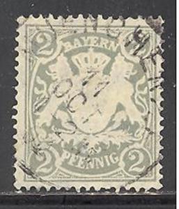 German States - Bavaria - 58 used SCV $ 0.55 (RS)