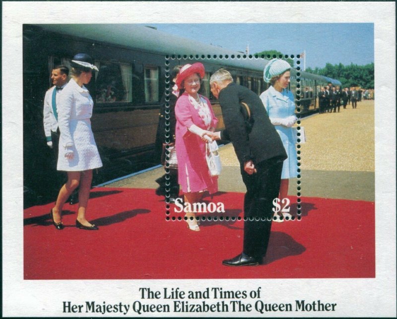 Samoa 1985 SG704 Queen Mother MS MNH 