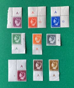 NETHERLANDS ANTILLES Curacao 152-60 MNH/MH Short Set (See description)