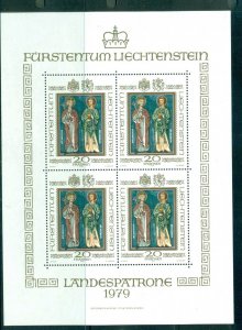 Liechtenstein 1979 Patron St. Lucius MS MUH lot58299