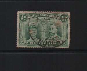 Rhodesia 1912 SG168 perf 15 used