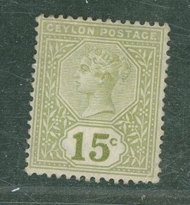 Ceylon #136 Unused Single