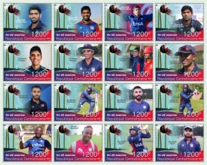 Stamps. Sports. Cricket  year 16 stamps perforated