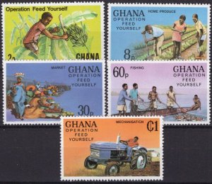 ZAYIX Ghana 645-649 MNH Farming Agriculture Food Fishing 021023S76