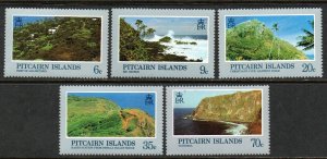 Pitcairn Islands Sc #198-202 MNH