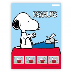 GB Peanuts Snoopy fan sheet MNH 2025 after 8/15