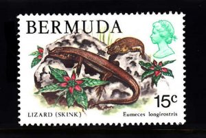 BERMUDA SC# 370 LIZARD (SKINK) - MNH