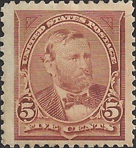 # 255 Chocolate Mint Hinged Ulysses S. Grant