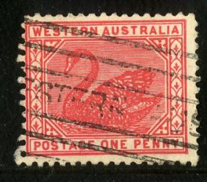 WESTERN AUSTRALIA 76 USED SCV $1.00 BIN $0.40 BIRDS