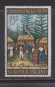 SC143 Norfolk Island 1970 Christmas used