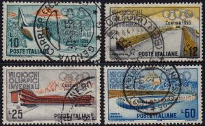 Italy - 1956 - Scott #705-08 - Sport Cortina Winter Olympics