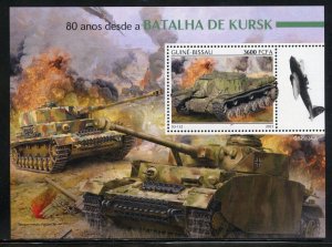 GUINEA BISSAU 2023 80th ANN OF THE BATTLE OF KURSK SOUVENIR SHEET MINT NH