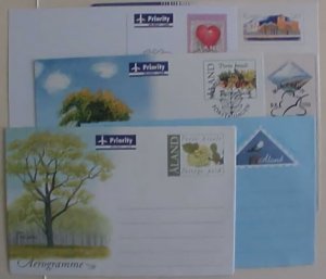 FINLAND A LAND POSTAL CARDS 4 DIFF