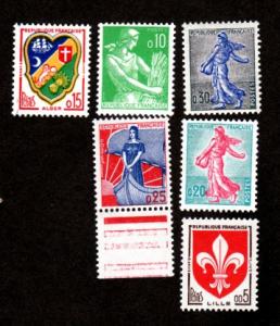France # 938-942a Mint!