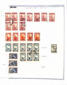 SA1122 ARGENTINA Official Overprint Original Album page from oldtime collection 