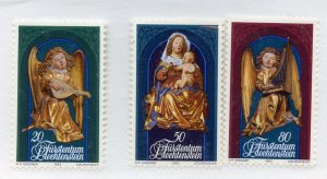 Liechtenstein, Scott #751-53, Mint, Never Hinged complete set