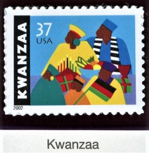 SCOTT #3673 - KWANZAA   (MNH)  MOUNTED