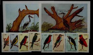 Sierra Leone 975-84 MNH Birds SCV25.20