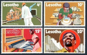 Lesotho 116-119,MNH.Michel 116-119. 1971.Diamond mining,Potter,Woman weaver.