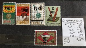 Guyana MNH Selection #360//370-SCV=$22.50