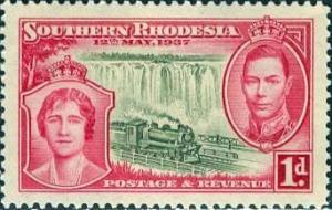 Southern Rhodesia; 1937: Sc. # 38: **/MNH Single Stamp