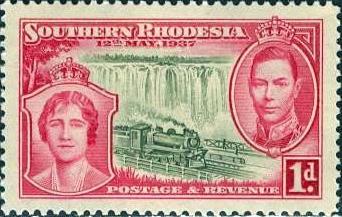 Southern Rhodesia; 1937: Sc. # 38: **/MNH Single Stamp