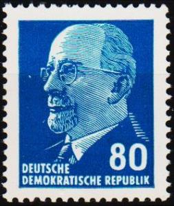 Germany(DDR). 1961 80pf S.G.E585a Unmounted Mint