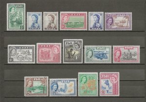 FIJI 1954/59 SG 280/95 MNH Cat £90