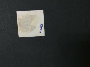 MOMEN: US #122P4 PLATE PROOF ON CARD #25853