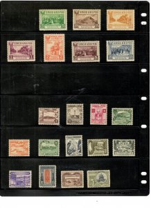 PERU COLLECTION ON STOCK SHEET, ALL MINT