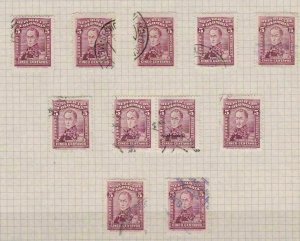 COLOMBIA 1917 PORTRAIT 5c  STAMPS STUDY   REF 5356