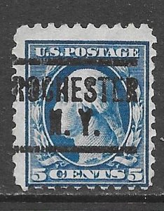 USA 428: 5c Washington, Rochester NY precancel, used, F