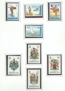 Bermuda #453-460 Mint (NH) Single (Complete Set) (Fauna) (Olympics) (Sports)