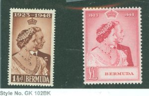 Bermuda #133-134 Unused Single (Complete Set)