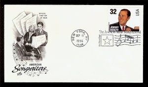 FIRST DAY COVER #3101 Johnny Mercer 32c ARTCRAFT U/A FDC 1996