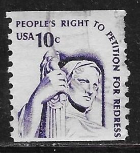 USA 1617: 10c Right to Petition, used, F-VF