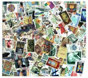 Israel Stamp Collection - 300 Different Stamps