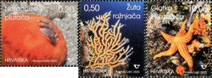 Croatia 2020 MNH Stamps Scott 1163-1165 Marine Life Animals Corals