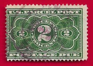 US SCOTT#JQ2 1912 2c PARCEL POST DUE - USED
