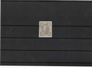 mexico 1872 imperf 100c stamp ref 11450