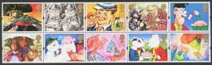 GB MNH Scott 1479-1488, 1993 Greetings Stamps, set of 10, Free Shipping