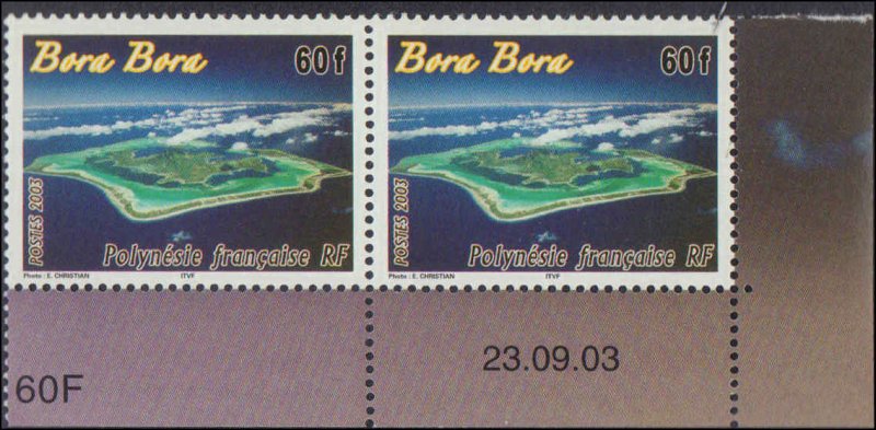 French Polynesia #861-862, Complete Set(2), Pairs, 2003, Never Hinged