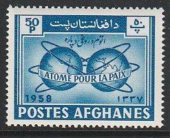 1958 Afghanistan - Sc 462 - MH VF - 1 single - Atomic Energy