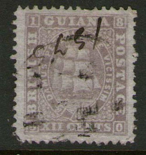 British Guiana 1865 SG 63 FU