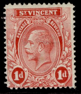 ST. VINCENT GV SG132a, 1d red, M MINT.