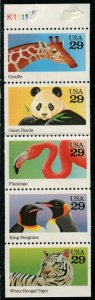 2709a US 29c Wild Animals bklt pane, MNH