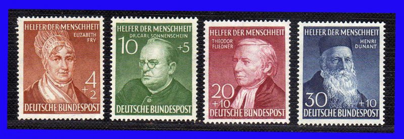 1952- Alemania - Scott n B 327 / B 330 - MNH - AL- 41