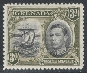 Grenada 1938 King George VI & Seal of Colony 3p Scott # 137 MH