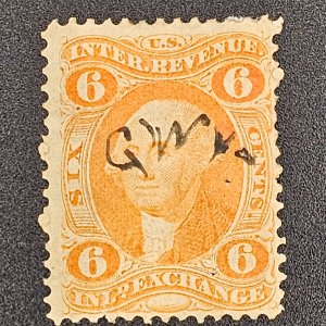 US R30 orange 6 cent Revenue hard to find the 6 cent anymore